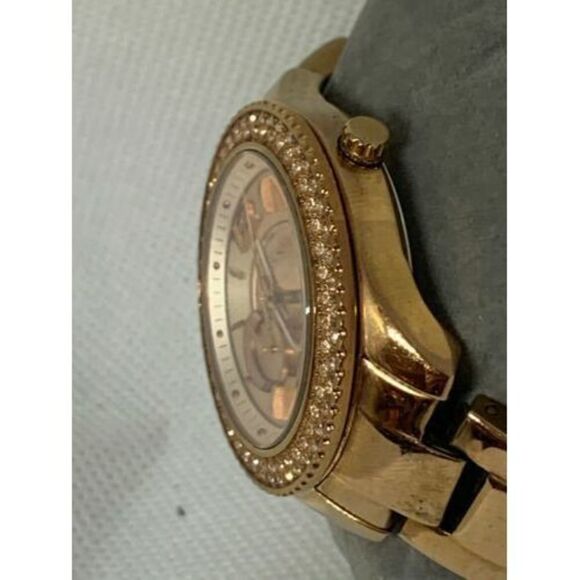 Fossil ES3590 Stella Women's Gold Stainless Steel Analog Dial Quartz Watch C877 - Picture 3 of 9